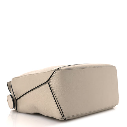 Loewe Grained Calfskin Small Puzzle Bag Sand 4 of 13