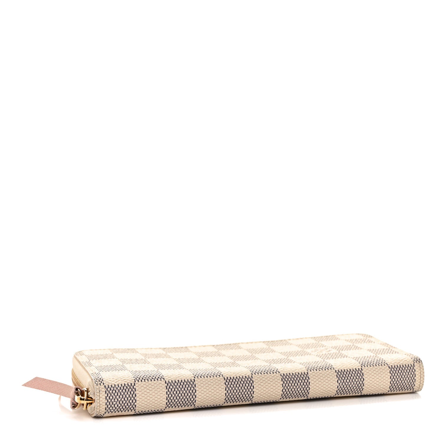 Louis Vuitton Damier Azur Clemence Wallet Rose Ballerine 4 of 8