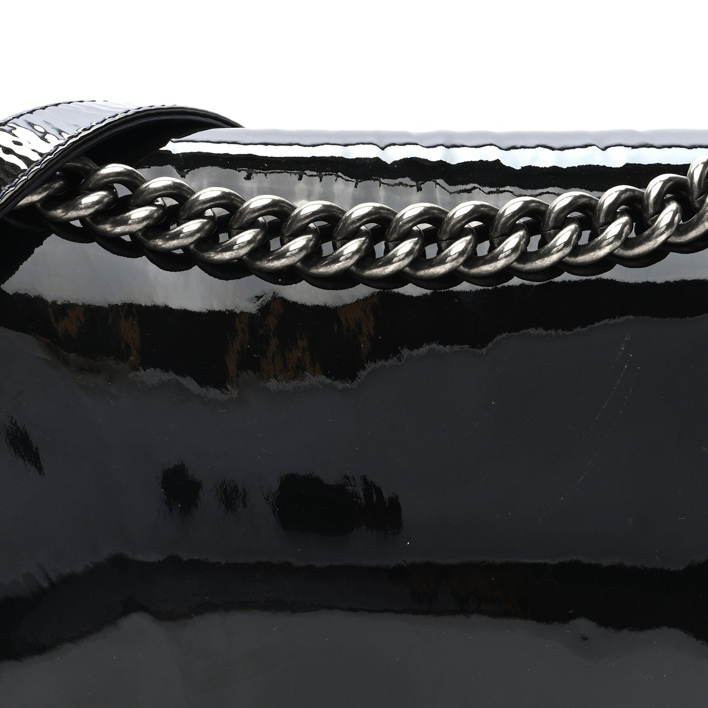 Patent New Medium Boy Reverso Flap Black