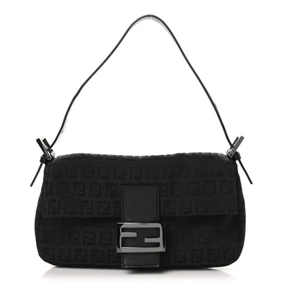 Fendi Zucchino Baguette Black 1 of 9