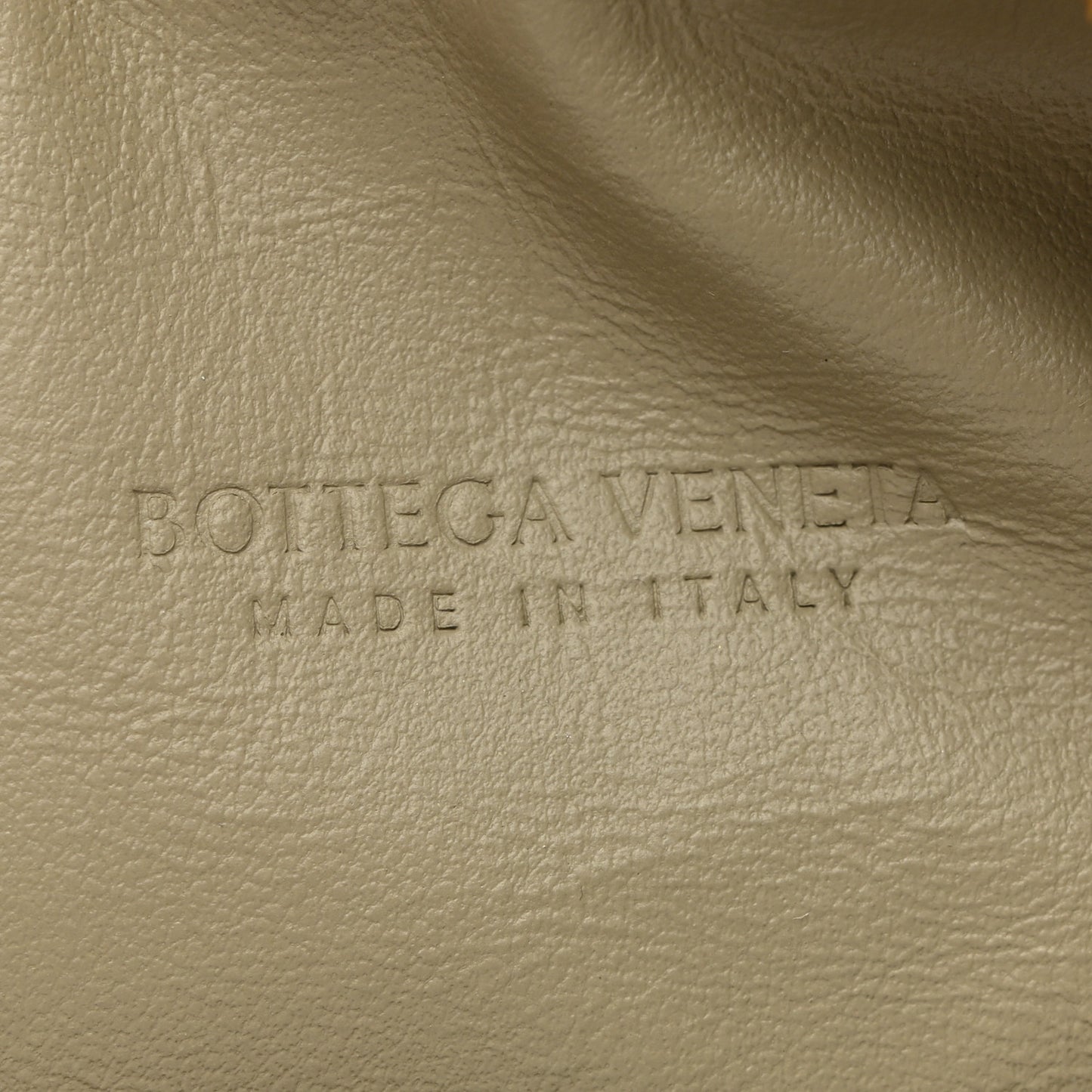Calfskin Nappa Intrecciato Mini Wallace Travertine Travertine