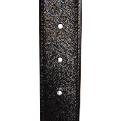 Hermes 135 Togo 32mm H Belt 90 Black Bleu de Prusse 6 of 7