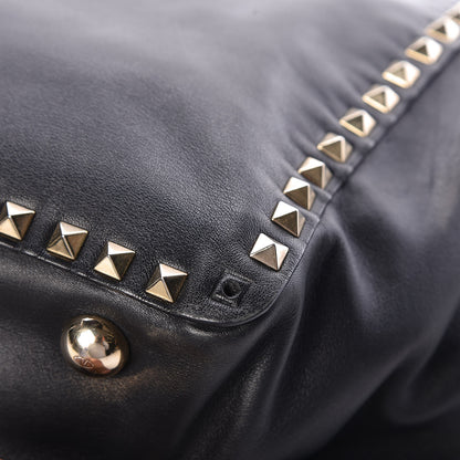 Valentino Garavani Vitello Medium Rockstud Tote Black 13 of 13