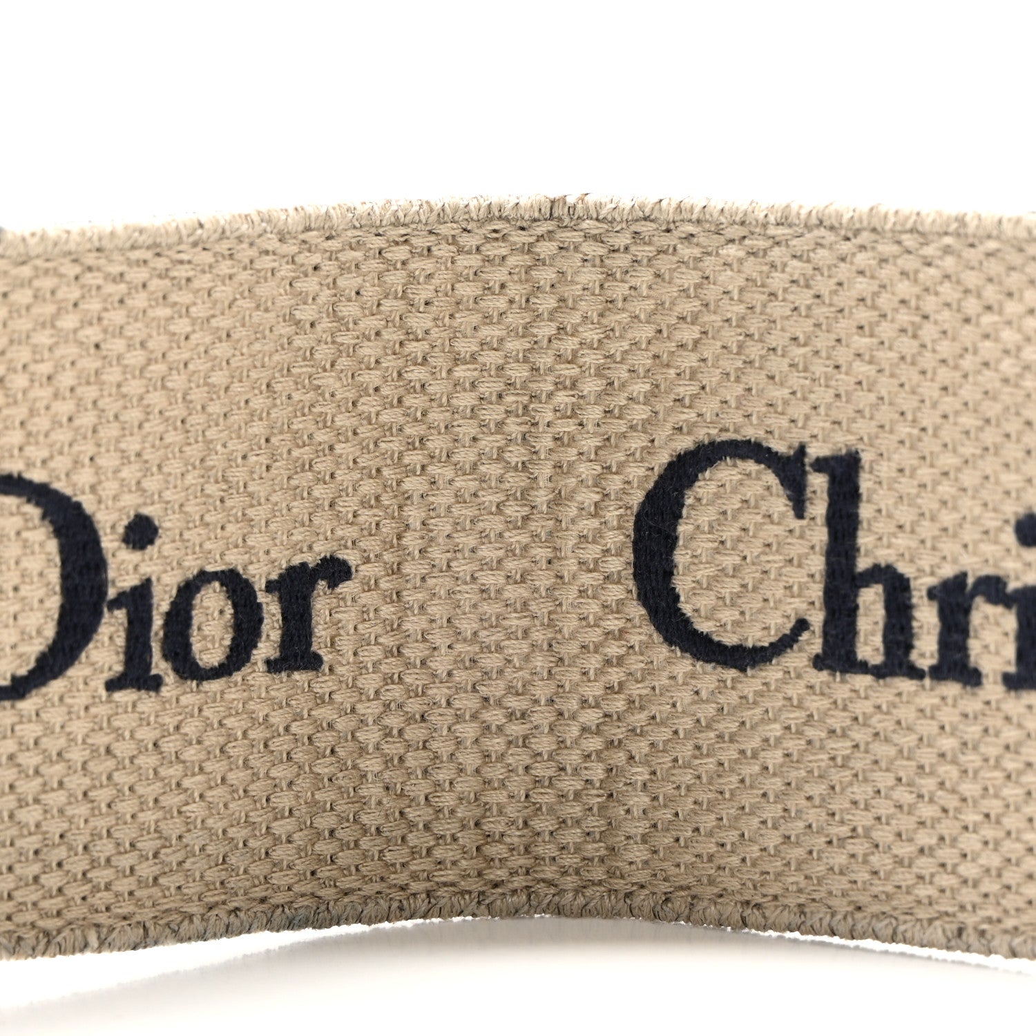 Christian Dior Canvas Embroidered Large Belt 75 30 Bleu 8 of 12