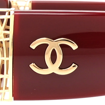 Chanel Acetate Rectangle Sunglasses 5534 Red 7 of 9