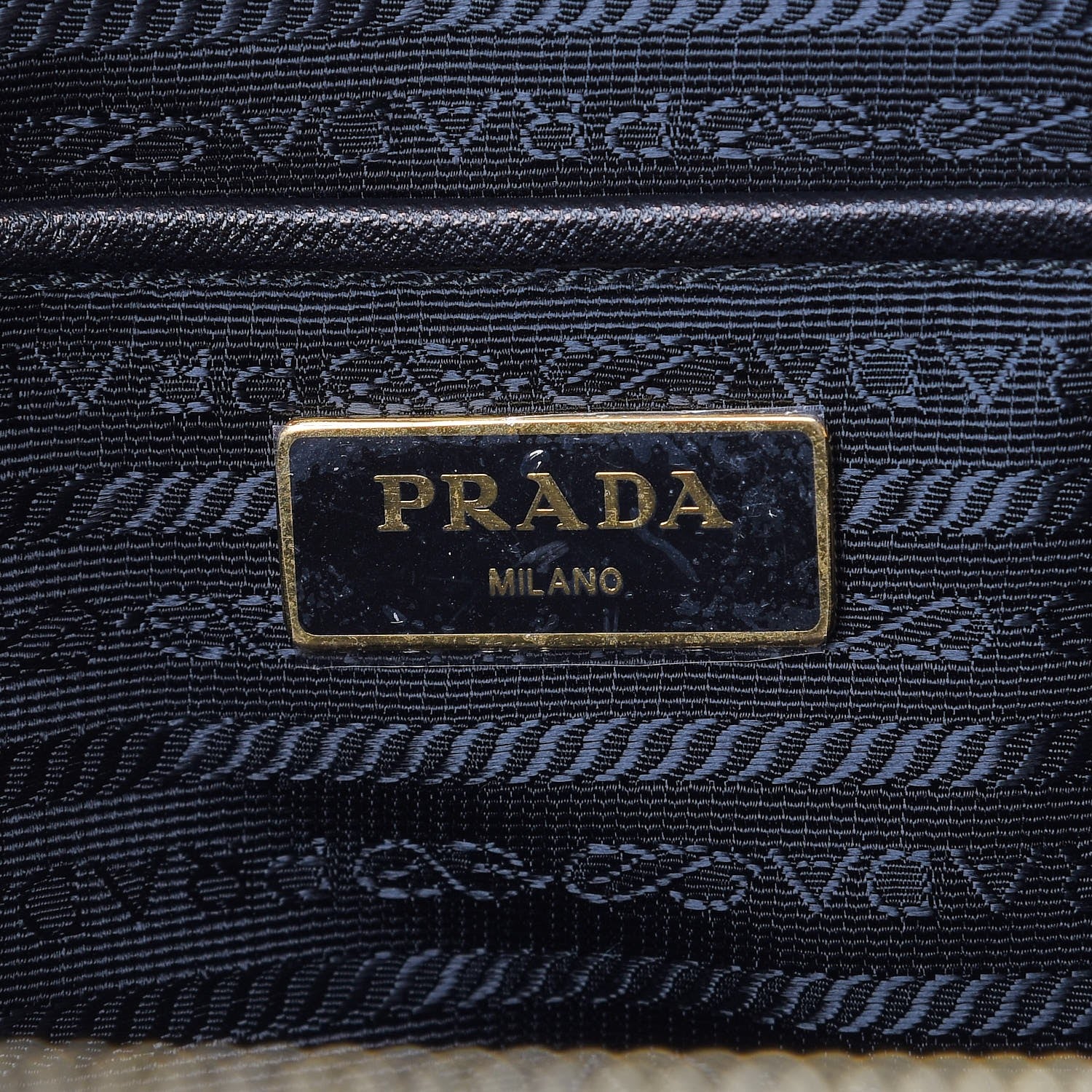 Prada Tessuto Nylon Saffiano Tote Nero Black 6 of 10