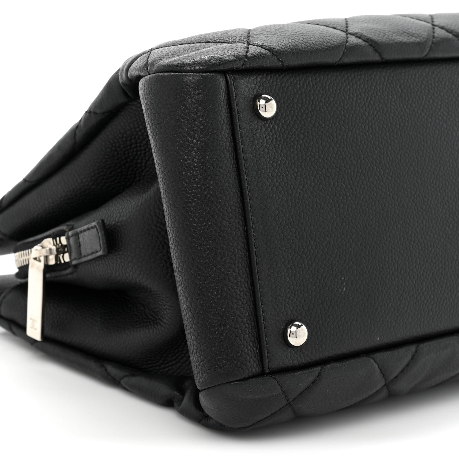 Chanel Caviar Quilted Timeless CC Shopping Tote Black 11 of 18