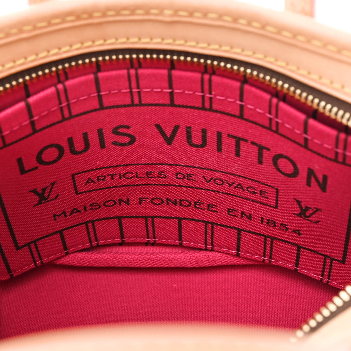 Monogram Neverfull BB Pink Peony