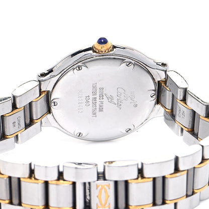 Cartier Stainless Steel 18K Yellow Gold 28mm Must De 21 Quartz Watch 4 of 4