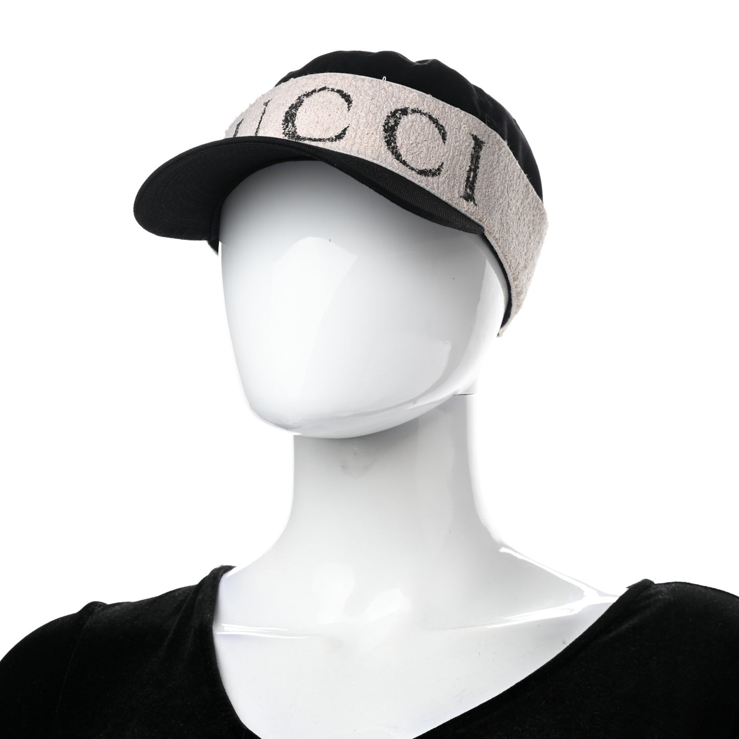 Gabardine Gucci Headband Baseball Hat M Black