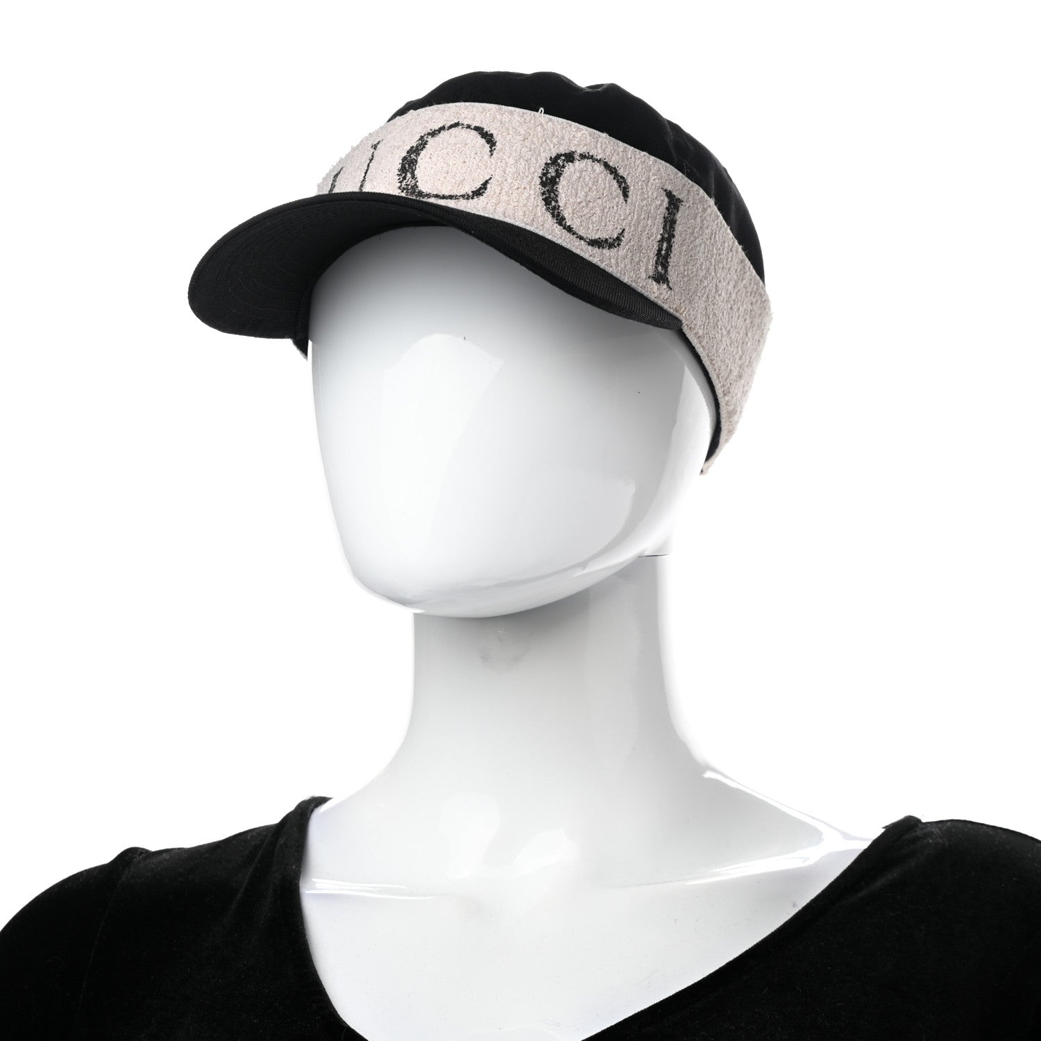 Gucci Gabardine Gucci Headband Baseball Hat M Black 2 of 9
