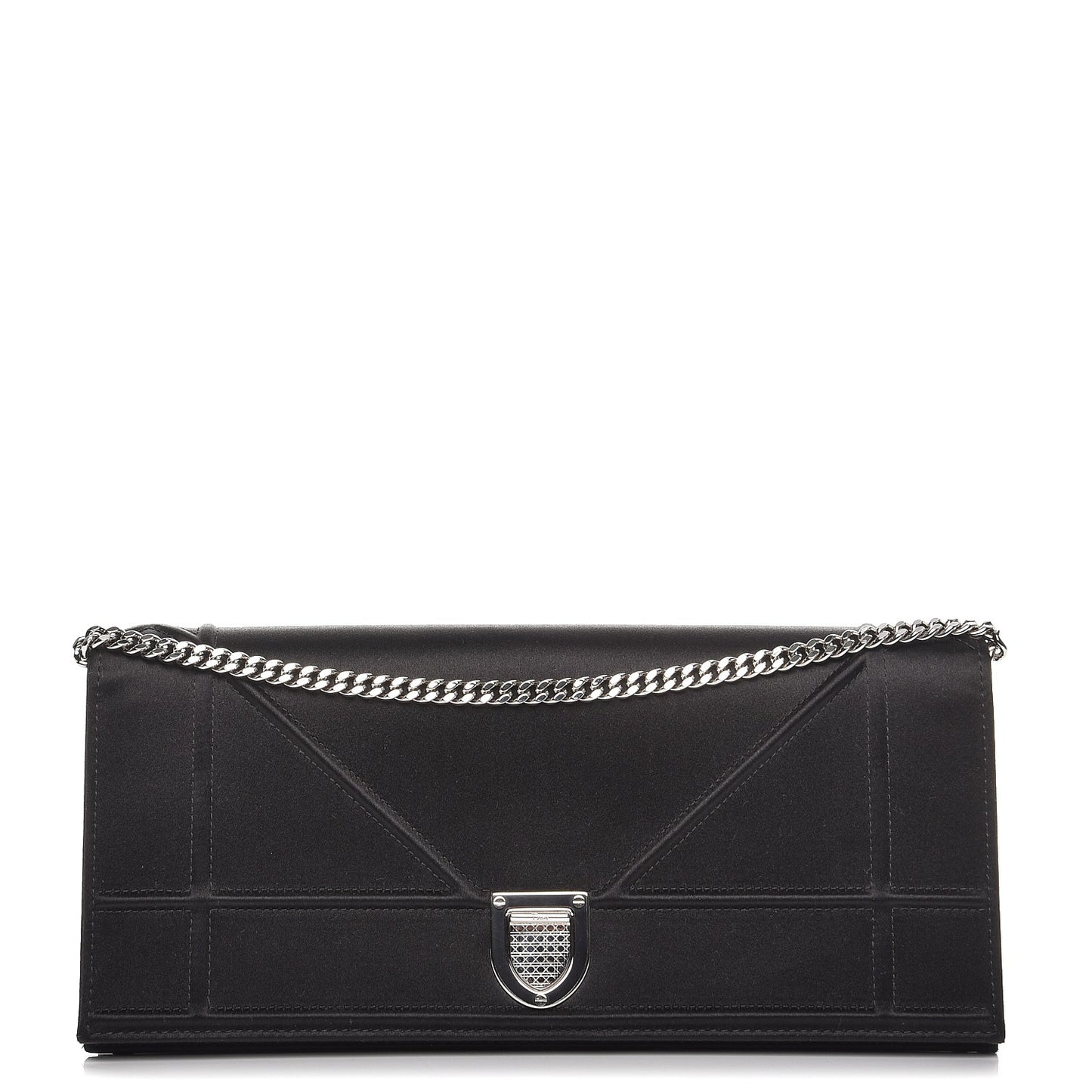 Satin Diorama Pochette Black