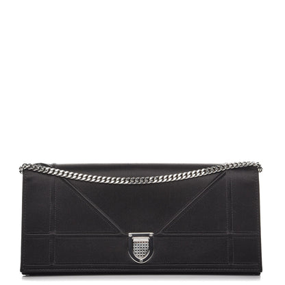 Christian Dior Satin Diorama Pochette Black 1 of 6