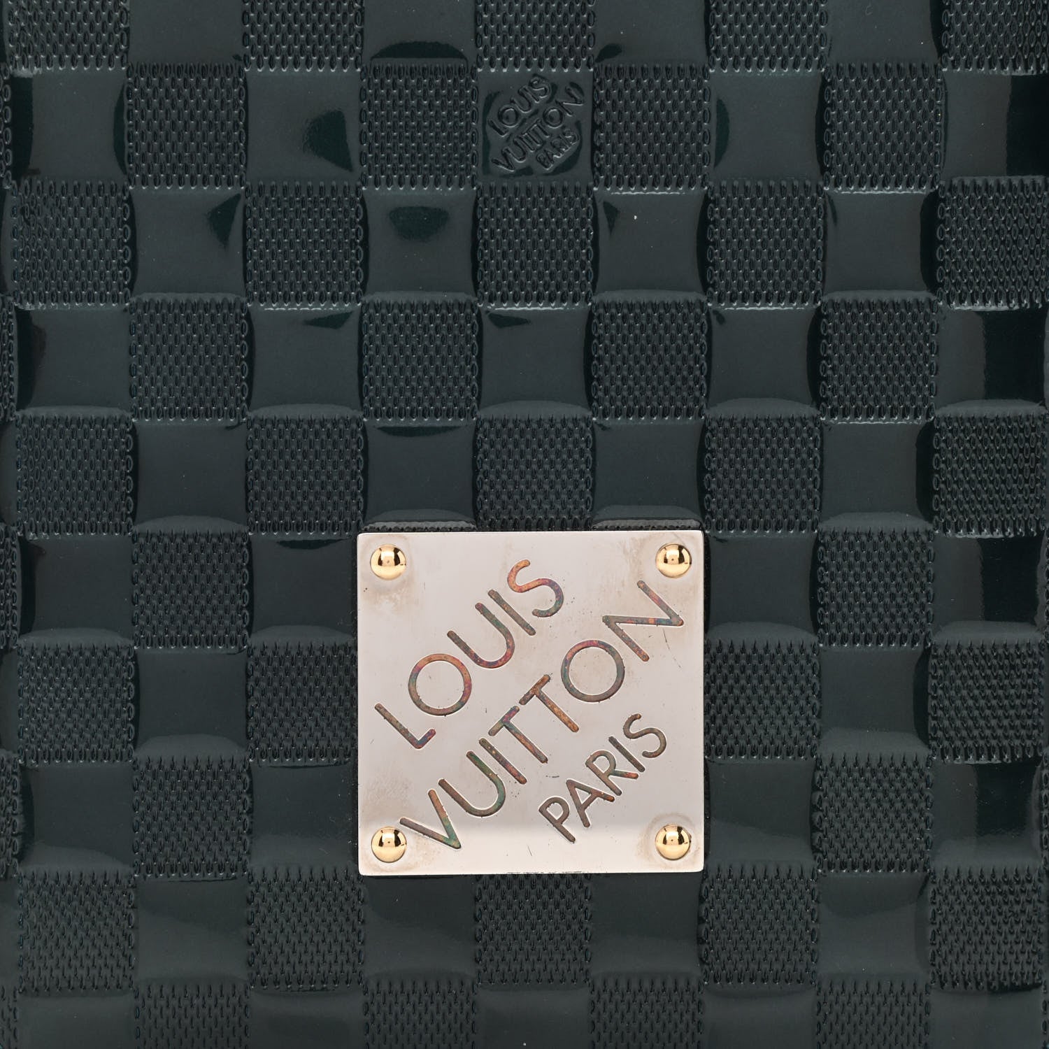 Louis Vuitton Damier Vernis Club Bag Black 9 of 13