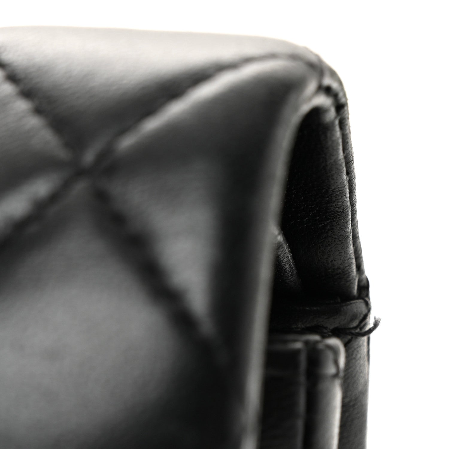 Chanel Lambskin Quilted Medium Double Flap So Black 11 of 12