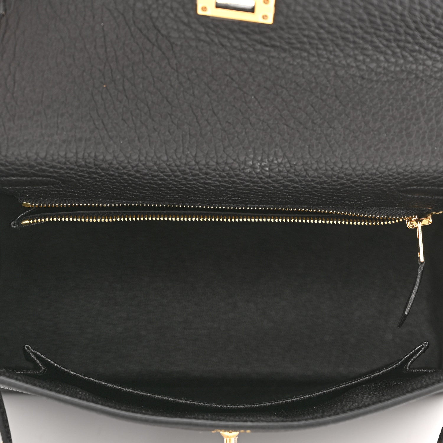 Hermes Togo Kelly Retourne 25 Black 5 of 11