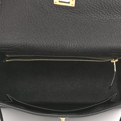 Hermes Togo Kelly Retourne 25 Black 5 of 11
