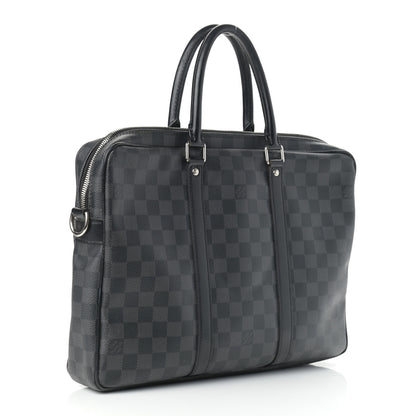 Louis Vuitton Damier Graphite Porte Documents Voyage PM 2 of 11