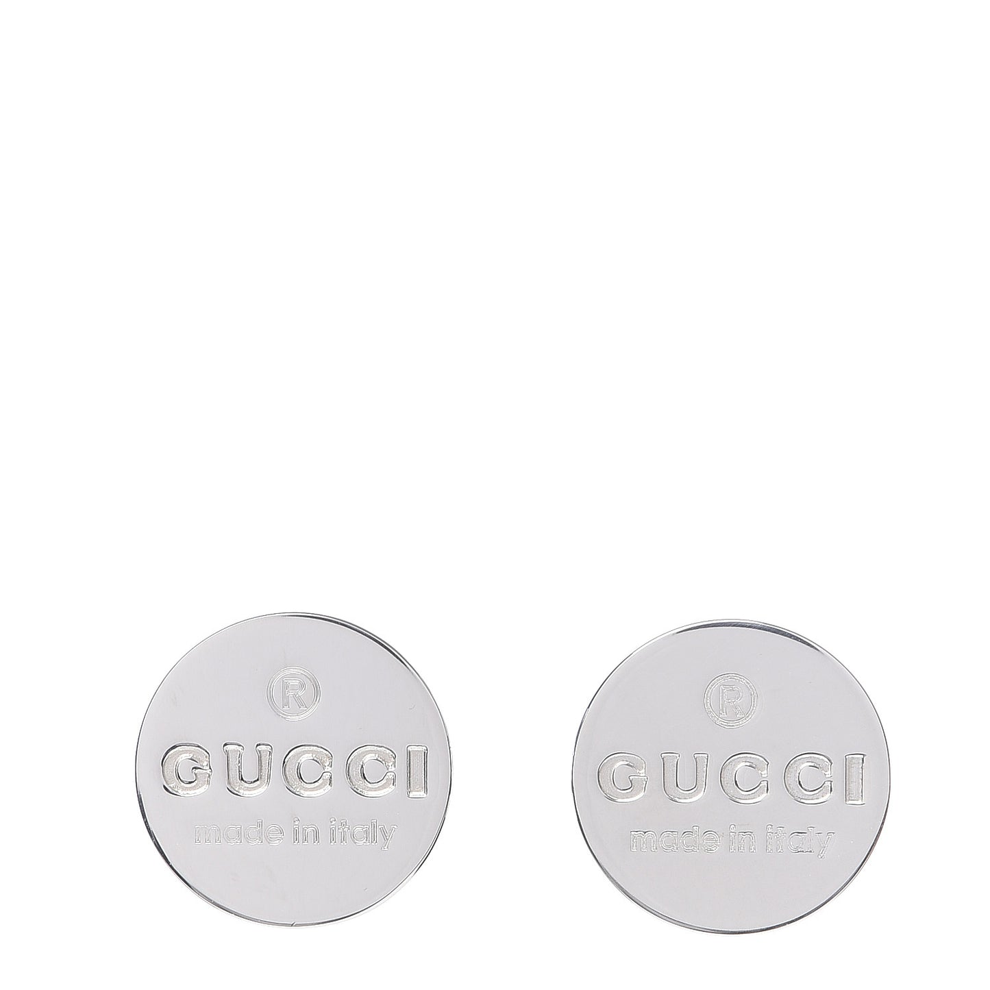 Sterling Silver Round Stud Earrings