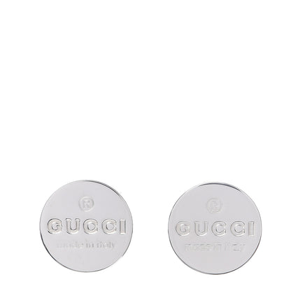 Gucci Sterling Silver Round Stud Earrings 1 of 5