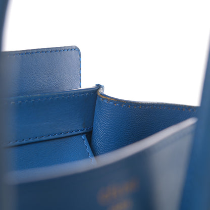 Celine Smooth Calfskin Mini Luggage Royal Blue 24 of 26