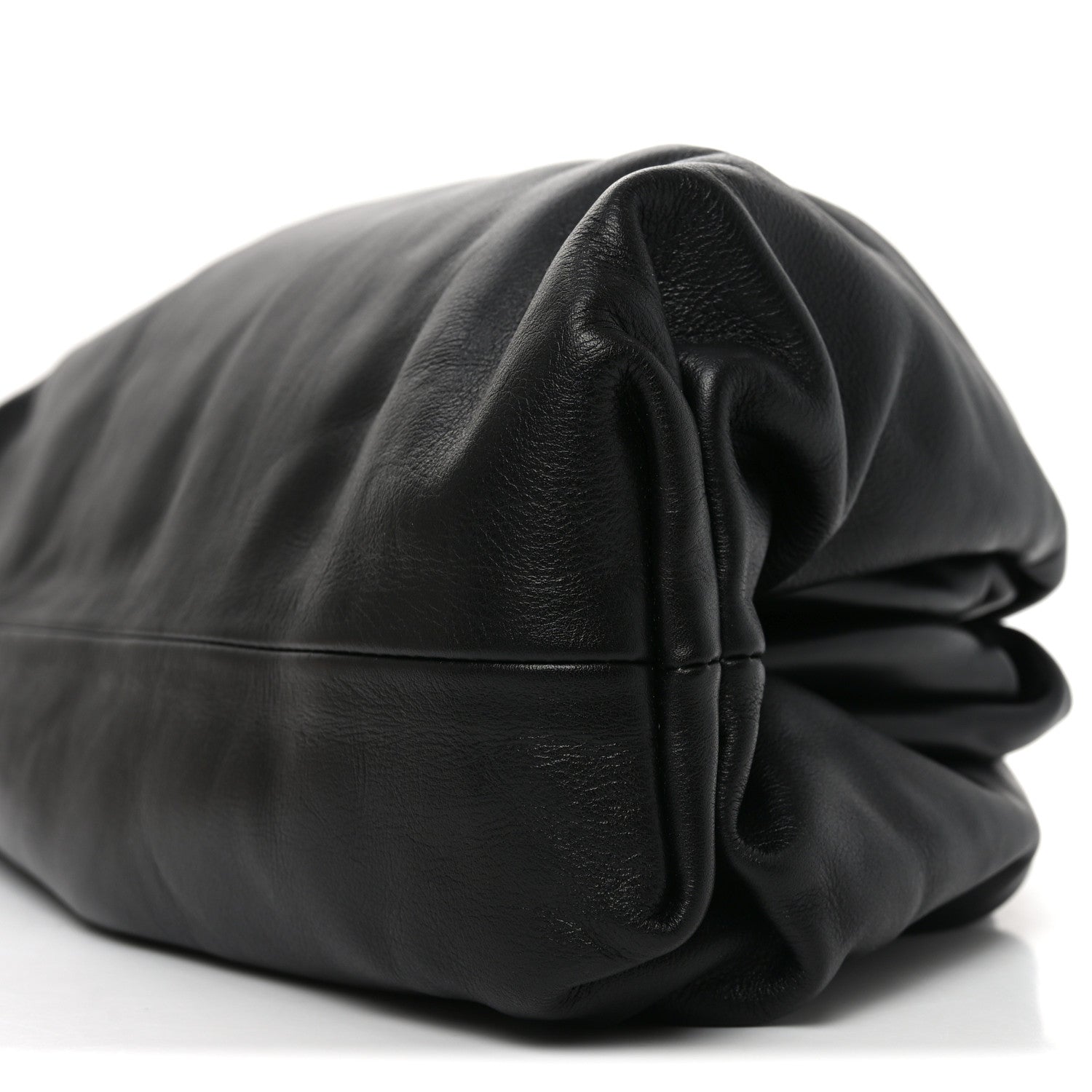 Bottega Veneta Smooth Butter Calf The Pouch Oversized Clutch Black 11 of 11