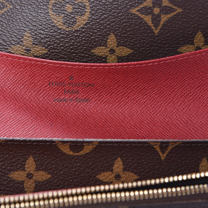 Louis Vuitton Monogram Emilie Wallet Red 6 of 15