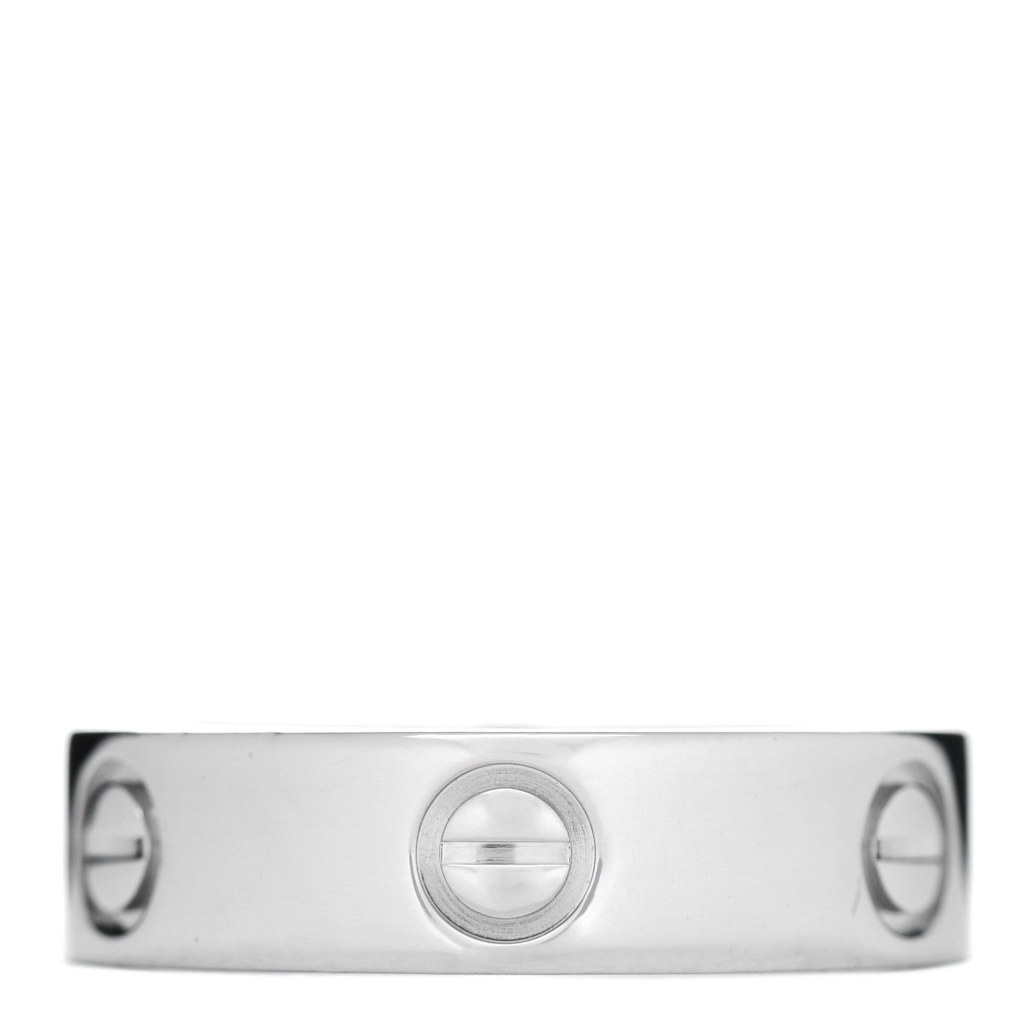 Cartier Platinum 5.5mm LOVE Ring 56 7.5 1 of 5