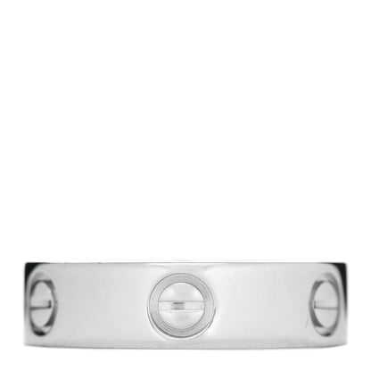 Cartier Platinum 5.5mm LOVE Ring 56 7.5 1 of 5