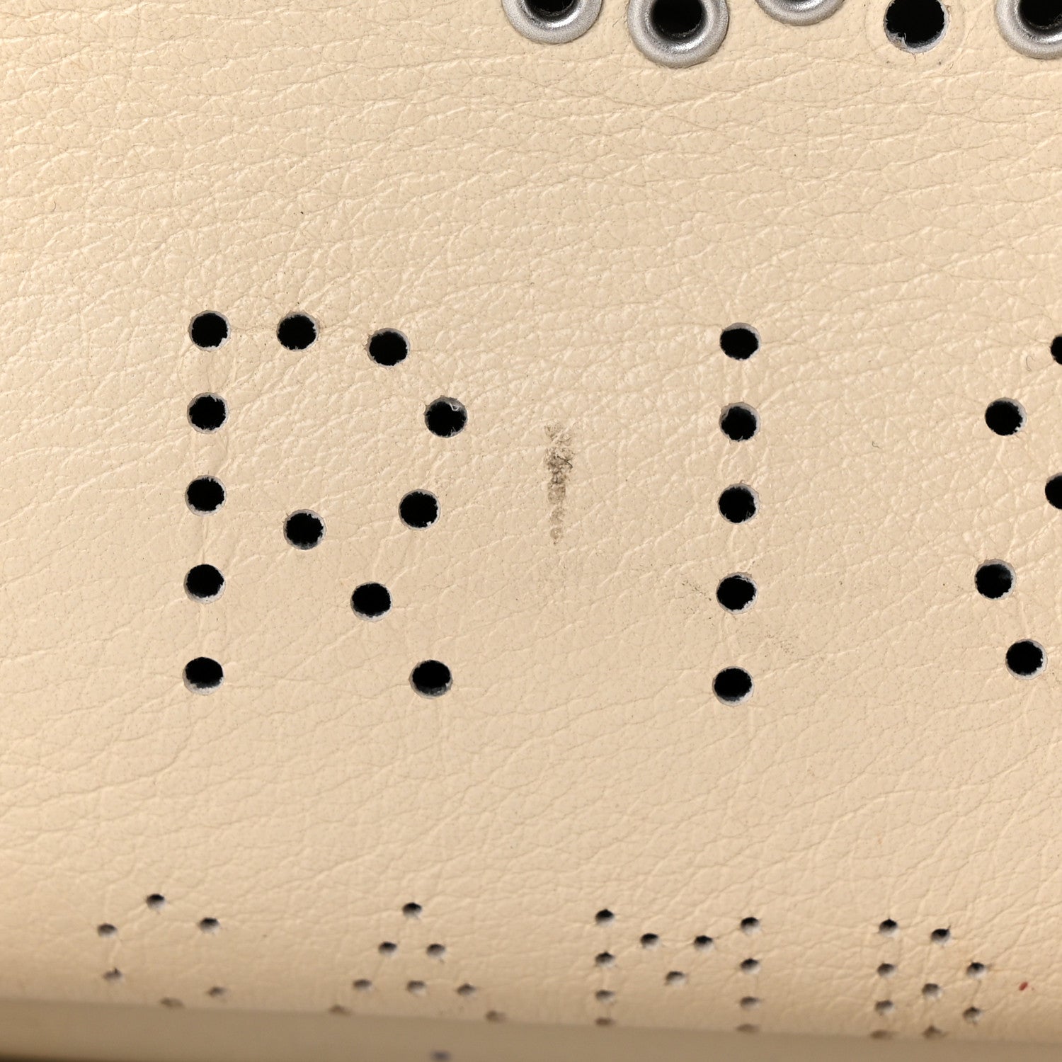 Chanel Calfskin Tweed Small Logo Eyelets Shopping Tote Beige 17 of 20