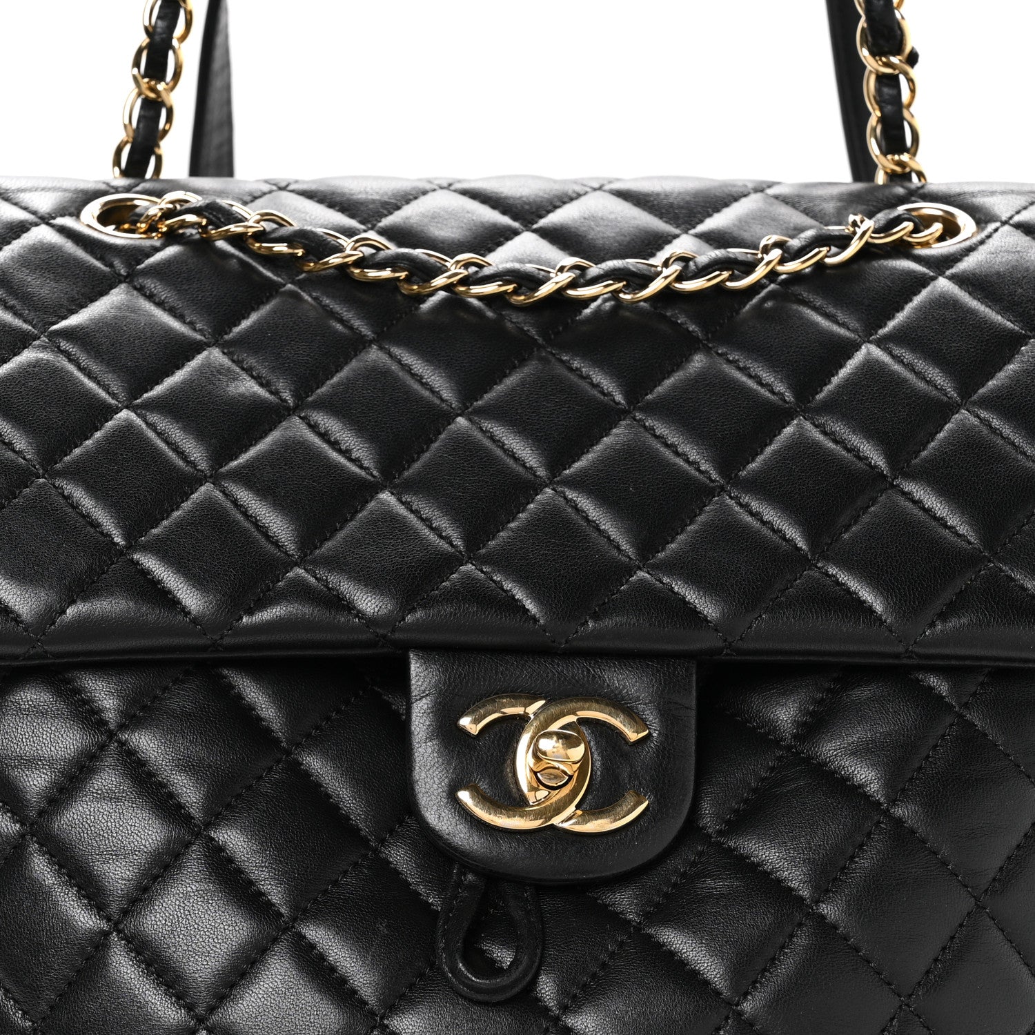 Chanel Lambskin Quilted Large Urban Spirit Backpack Black 9 of 21