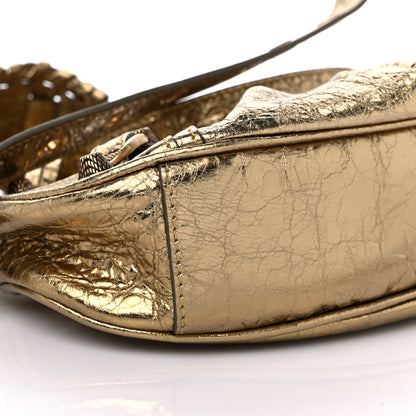 Balenciaga Metallic Agneau Arena Le Cagole Shoulder Bag XS Gold 9 of 10