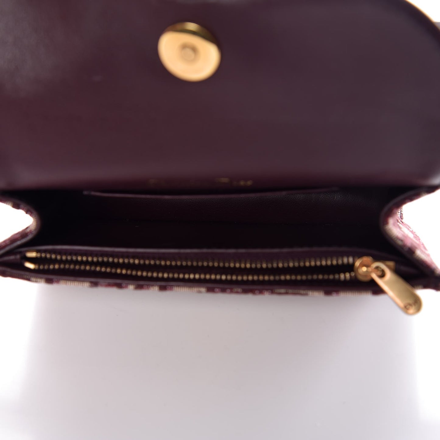 Oblique Saddle Belt Bag Bordeaux