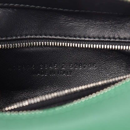 Balenciaga Shiny Day Calfskin S Triangle Duffle Vert Irlandais 7 of 9