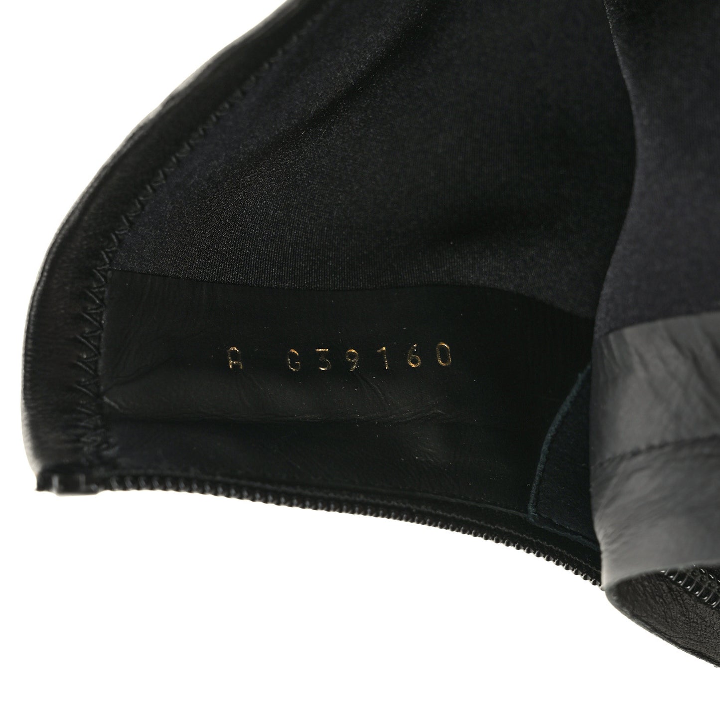 Lambskin Logo Ankle Boots 39.5 Black