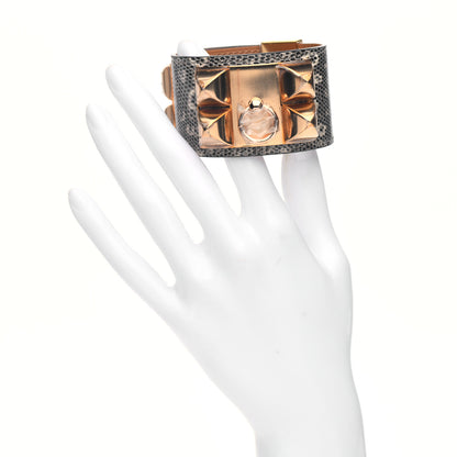 Hermes Lizard Collier De Chien CDC Bracelet T2 Ombre 2 of 5