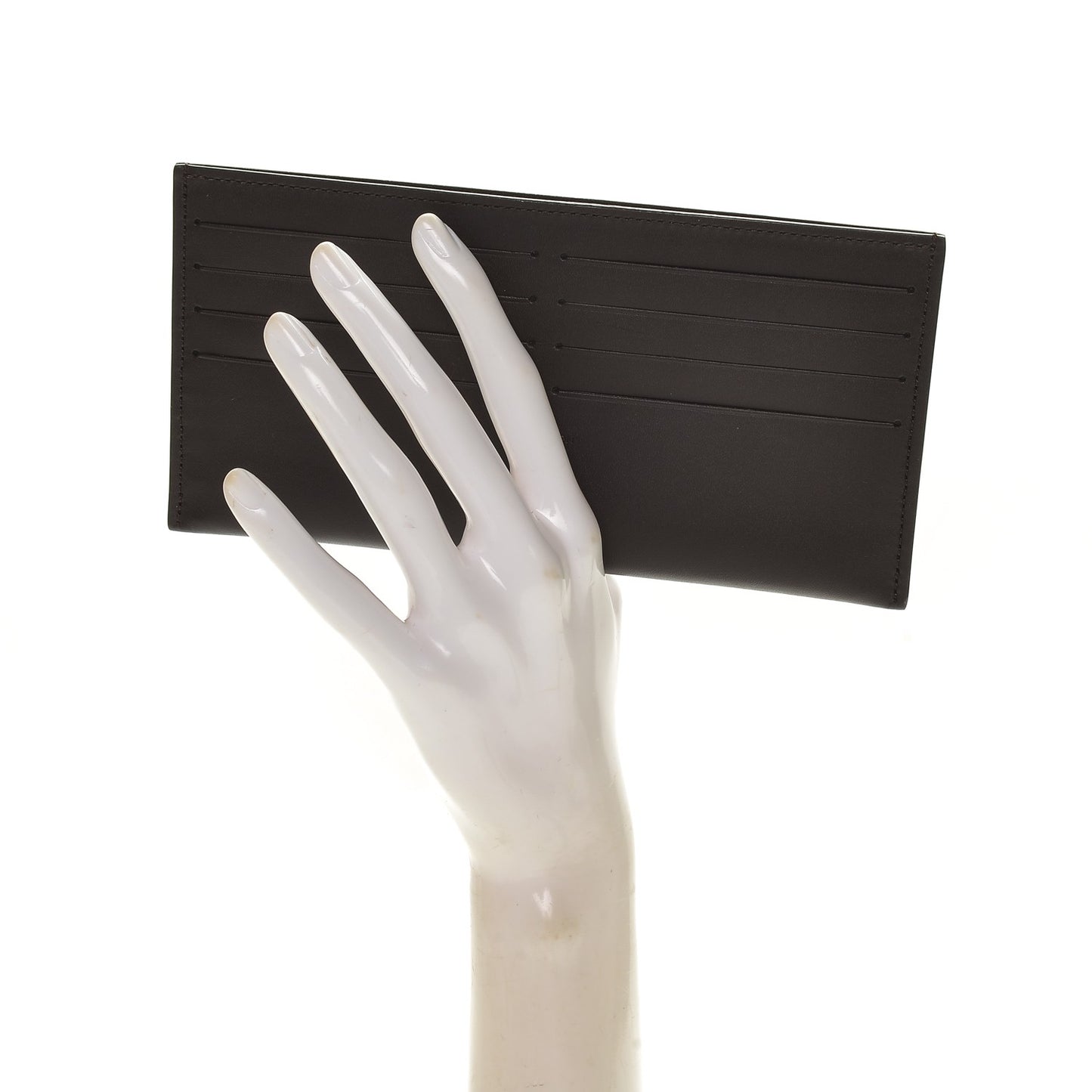 Calfskin Felicie Card Holder Insert Amarante