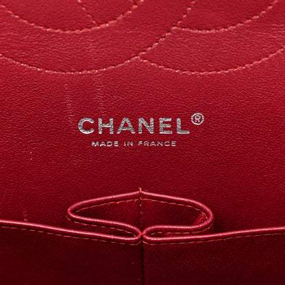 Chanel Patent Quilted Jumbo Double Flap Red 5 of 11