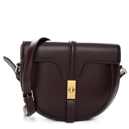 Celine Satinated Calfskin Medium Besace 16 Burgundy 1 of 9