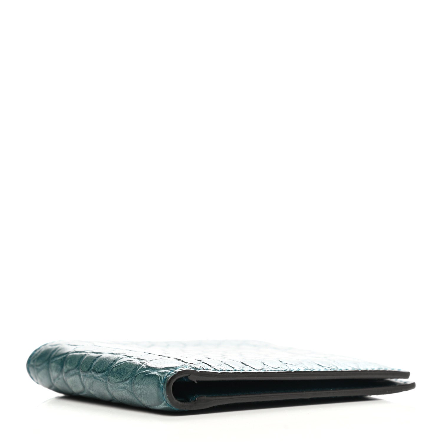 Gucci Crocodile Bi-Fold Wallet Light Gasoline 4 of 8