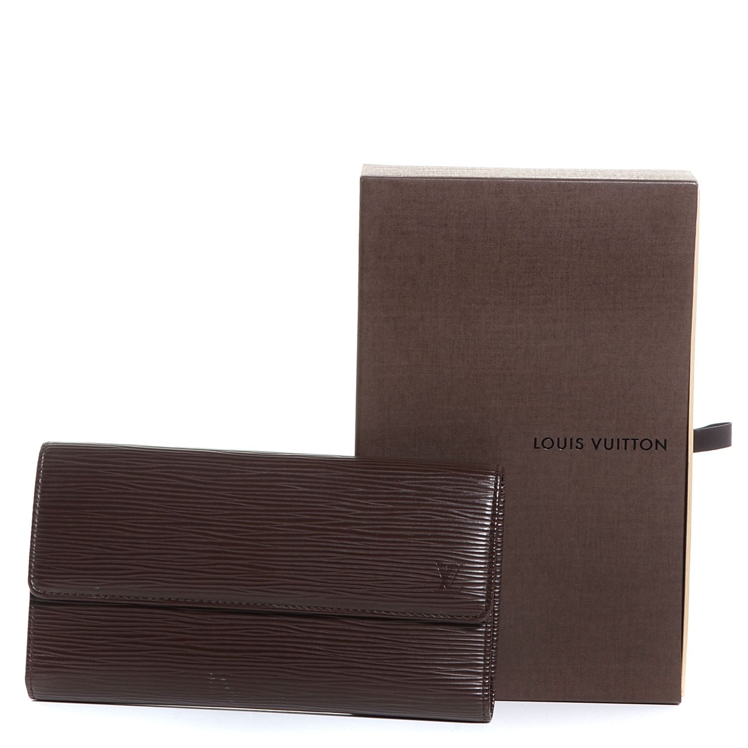 Louis Vuitton Epi Porte Tresor International Wallet Moka 5 of 8