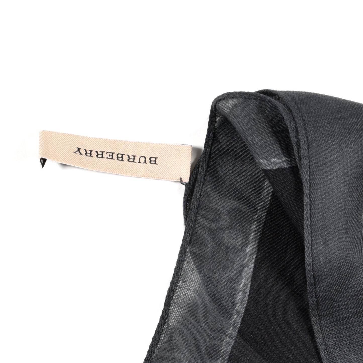 Modal Cashmere Haymarket Check Scarf Grey