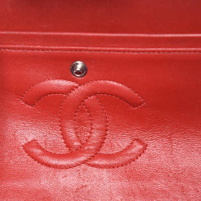 Chanel Lambskin Quilted Medium Double Flap Red 17 of 22