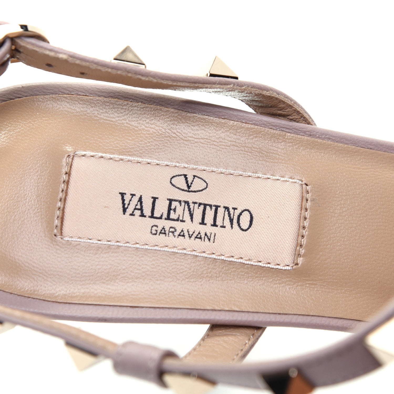 Valentino Garavani Nappa Rockstud Asymmetric 100mm Sandals 38.5 Black Poudre 6 of 12
