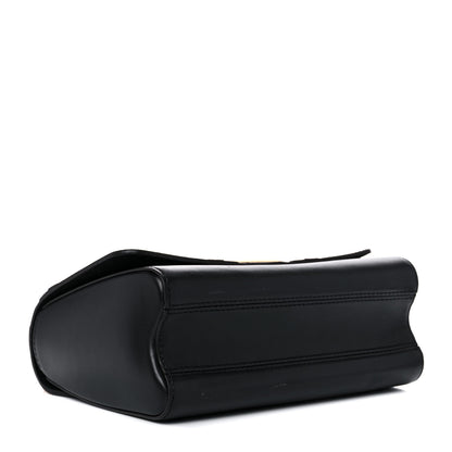 Louis Vuitton Veau Satin Monogram Twist Shoulder Bag MM Black 4 of 9