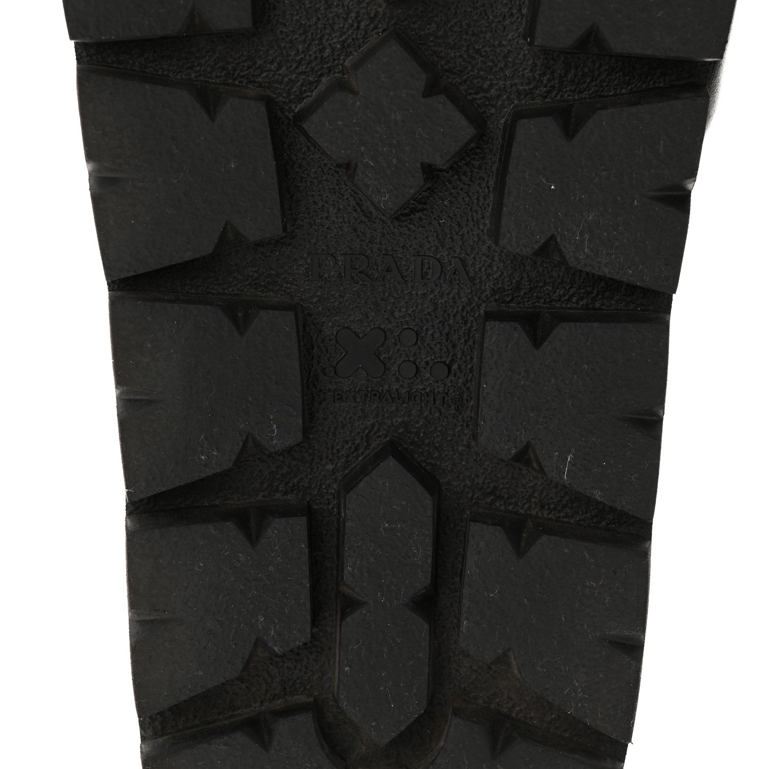 Prada Nappa Womens Lug Sole 20mm Slide Sandals 39 Black 7 of 9