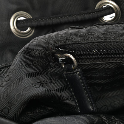 Prada Nylon Vela Medium Backpack Black 7 of 21