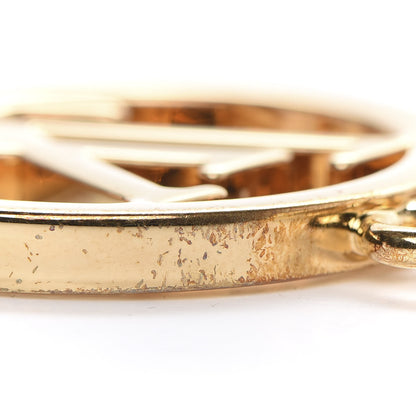 Louis Vuitton LV Circle Bag Charm Key Holder Gold 4 of 5