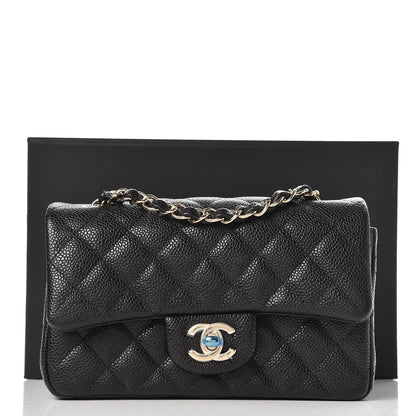 Chanel Caviar Quilted Mini Rectangular Flap Black 8 of 8