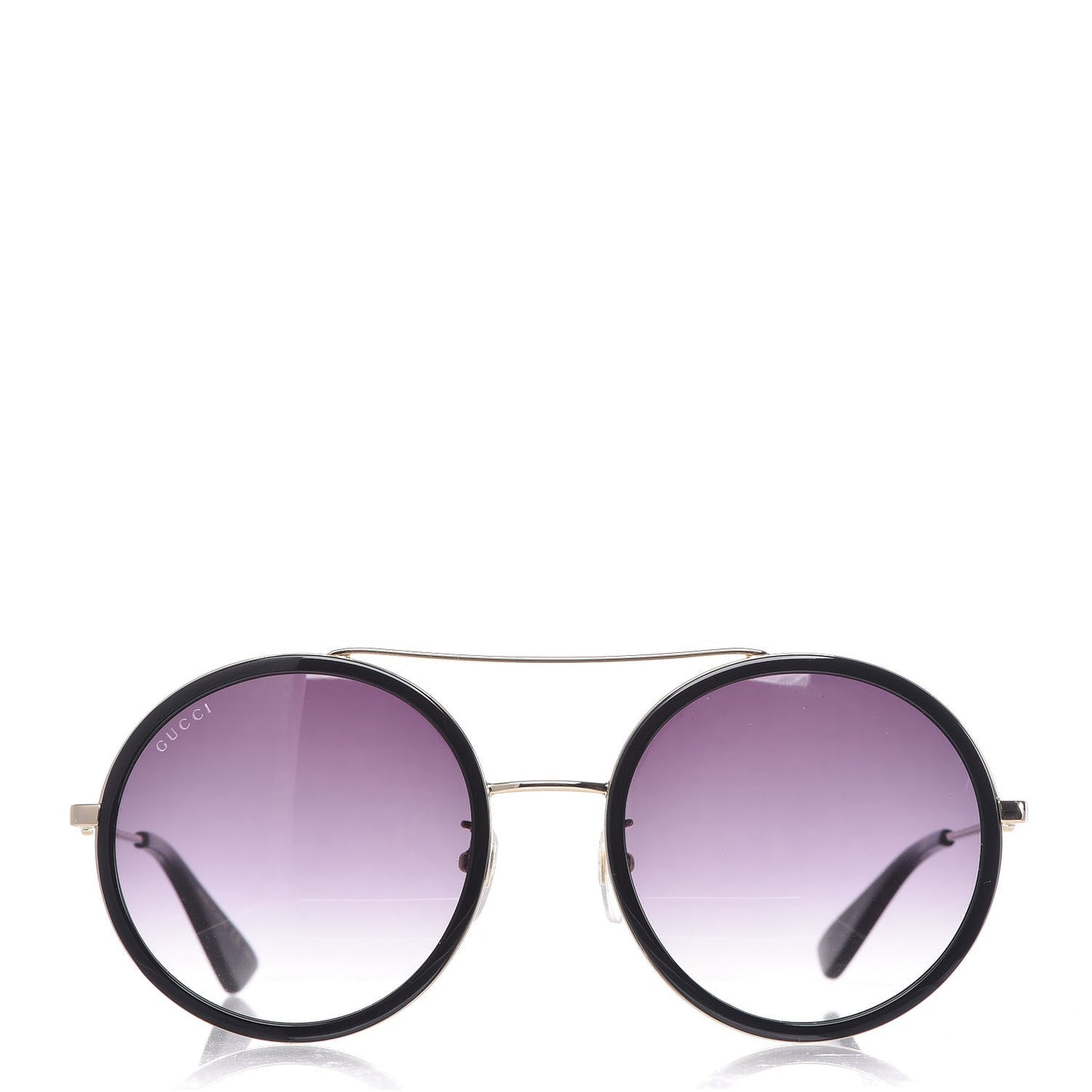 Round Frame Sunglasses GG0061S Black